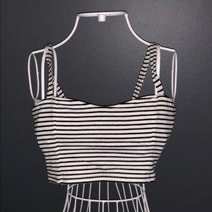 Stripped crop top